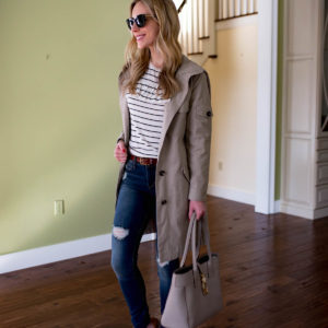 BB Dakota Water Repellent Cotton Trench Coat