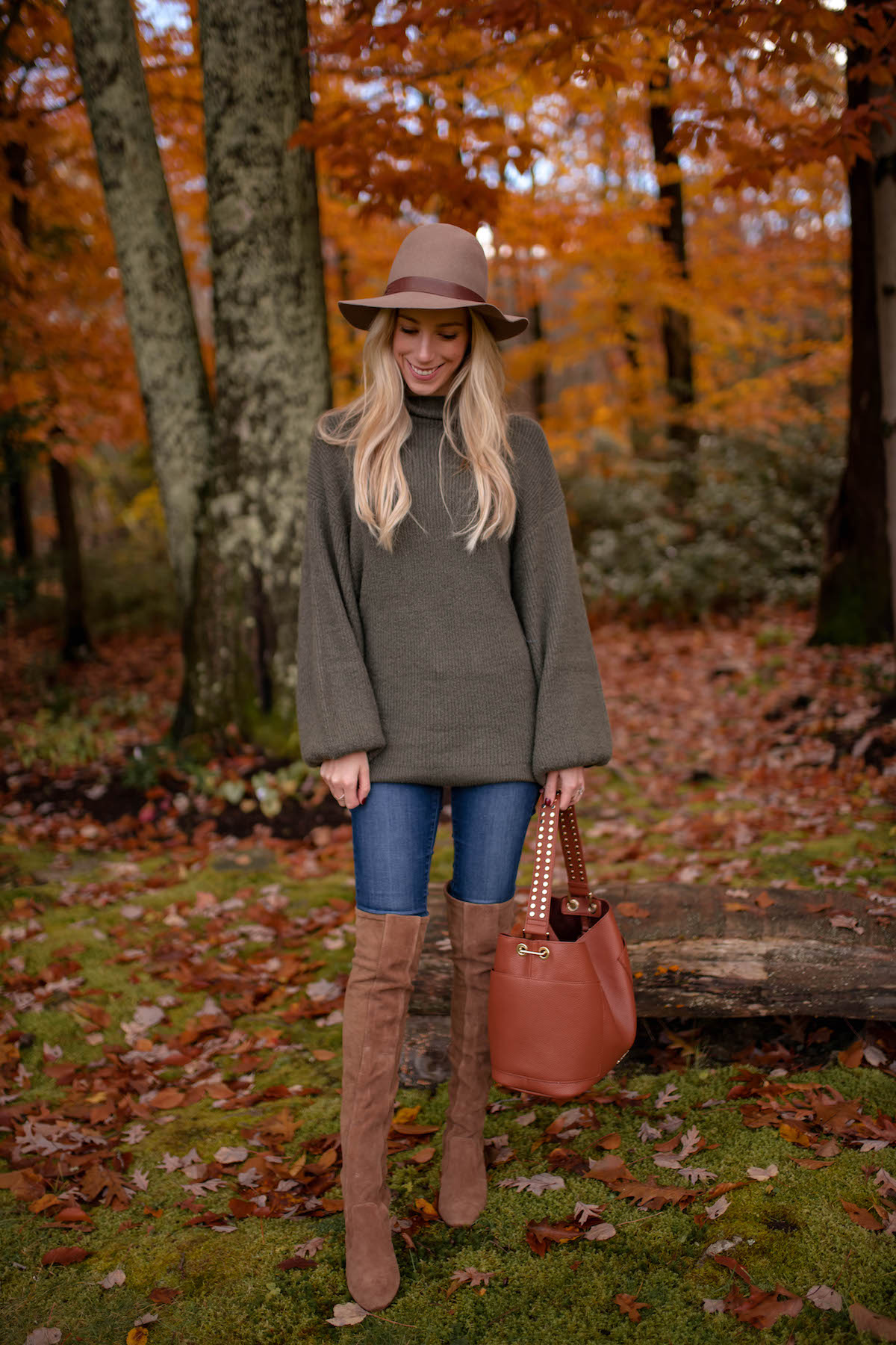 Green Bell Sleeve Sweater