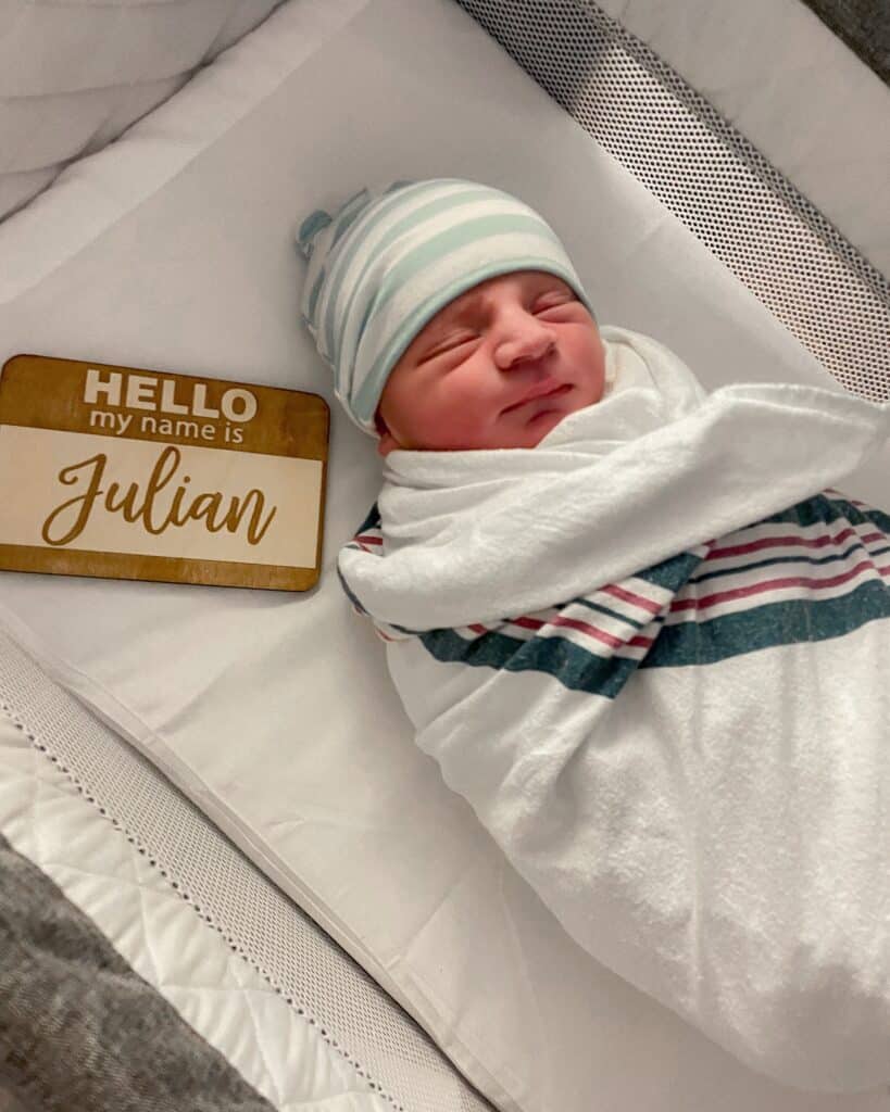 Julians Birth Story Katies Bliss
