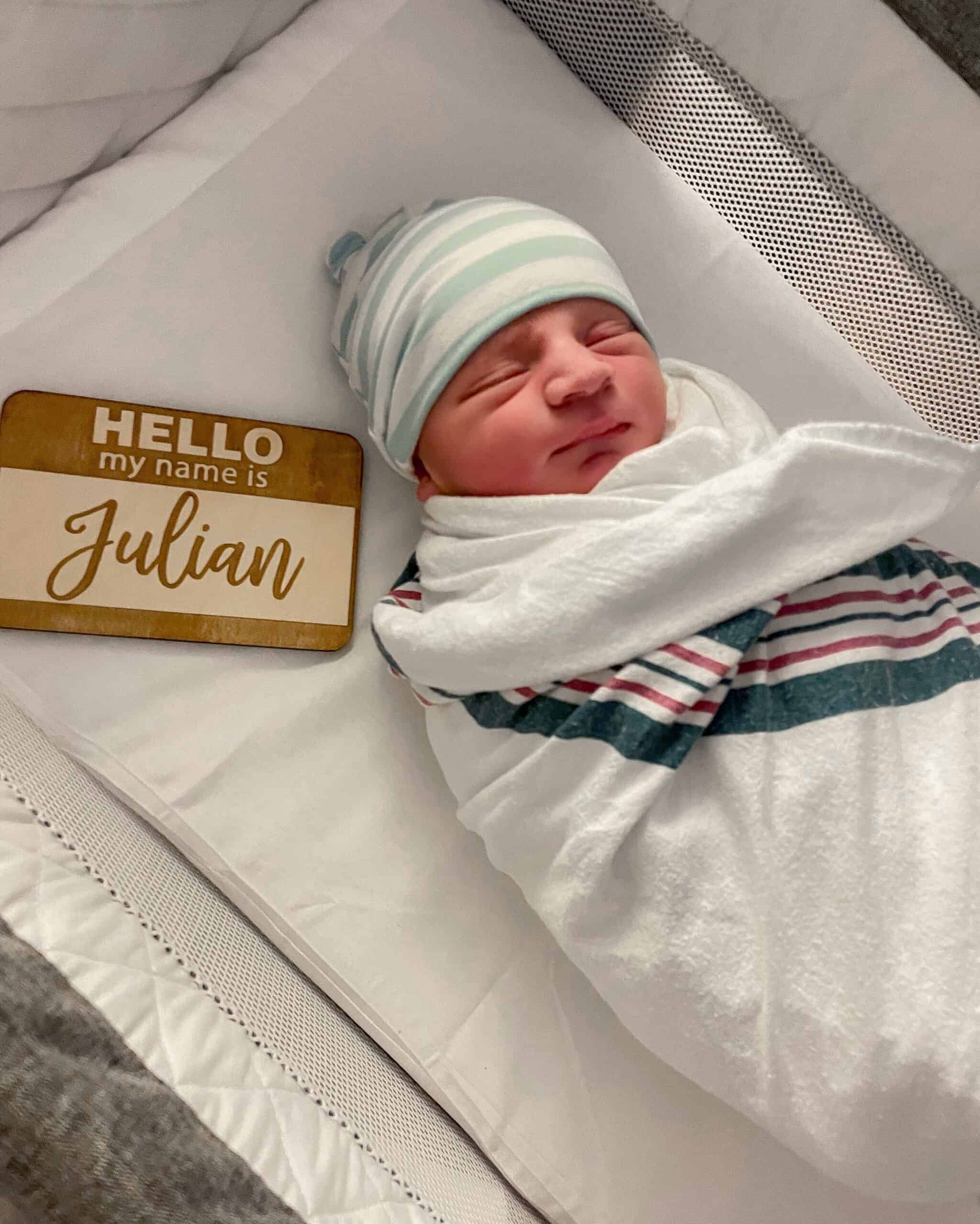 Julians Birth Story Katies Bliss
