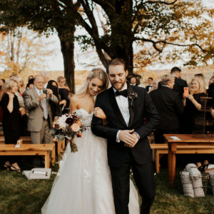 Katies Bliss Fall Wedding Ceremony
