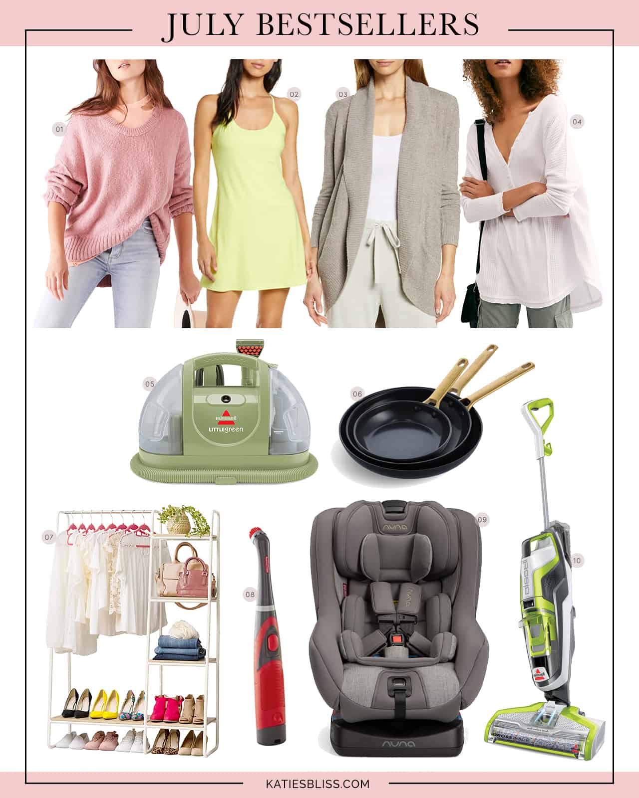 Katies Bliss July Bestsellers and Favorites