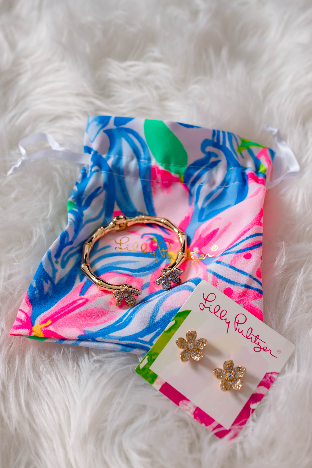 Lilly Pulitzer Beach Club Blooms Earrings