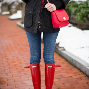Tall Red Hunter Boots