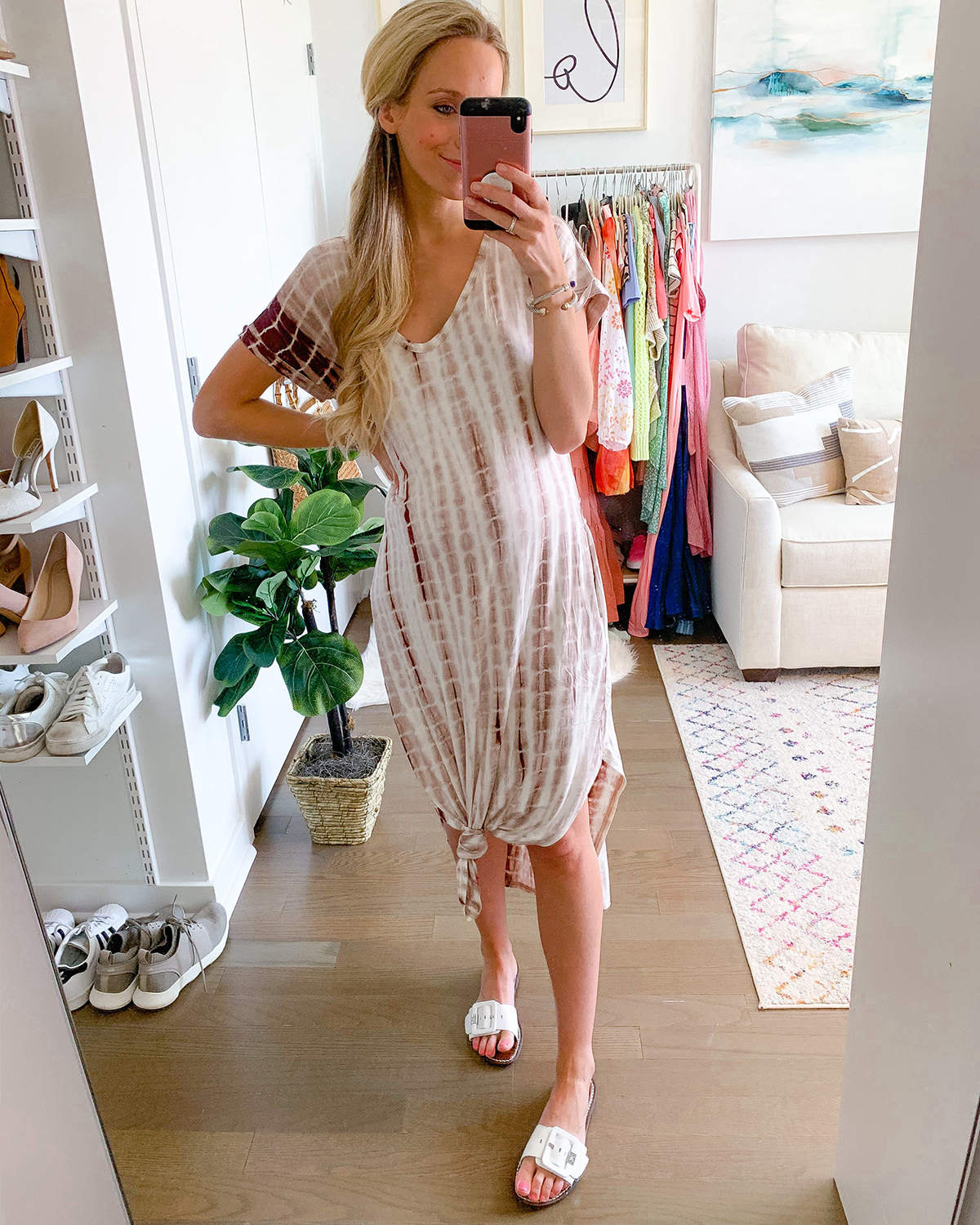 Tie-Dye Boho Maxi Dress