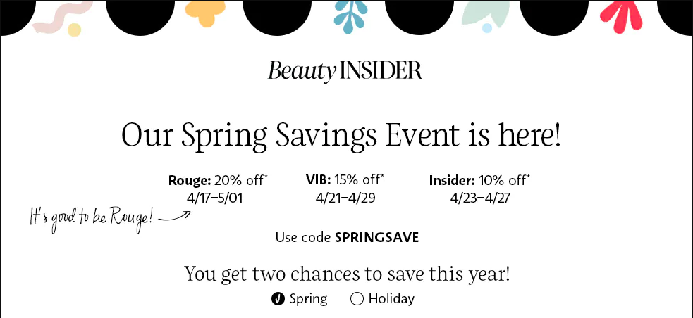 Sephora Spring Sale 2020
